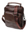 Стильный мужской мессенджер из натуральной кожи Vintage 21949 Коричневый фото, картинка, изображение