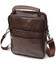 Стильный мужской мессенджер из натуральной кожи Vintage 21949 Коричневый фото, картинка, изображение