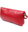 Яркий женский клатч из натуральной кожи GRANDE PELLE 11670 Красный фото, картинка, изображение