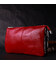 Яркий женский клатч из натуральной кожи GRANDE PELLE 11670 Красный фото, картинка, изображение