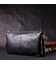 Удобный женский клатч из натуральной зернистой кожи GRANDE PELLE 11697 Черный фото, картинка, изображение