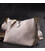 Кожаная женская сумка с оригинальной застежкой пуговкой Vintage 22321 Белая картинка, изображение, фото