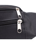 Текстильна поясна сумка для міста поїздок та щоденного використання FABRA 22580 Чорна картинка, зображення, фото