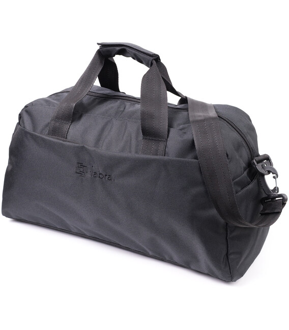 Текстильна дорожня сумка для поїздок спорту та туризму FABRA 22581 Чорна - картинка, зображення, фото дорожньої сумки