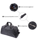 Текстильна дорожня сумка для поїздок спорту та туризму FABRA 22581 Чорна - картинка, зображення, фото дорожньої сумки