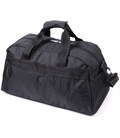 Текстильна дорожня сумка для поїздок спорту та туризму FABRA 22581 Чорна - картинка, зображення, фото дорожньої сумки