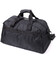 Текстильна дорожня сумка для поїздок спорту та туризму FABRA 22581 Чорна - картинка, зображення, фото дорожньої сумки