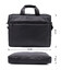 Текстильна ділова сумка для ноутбука роботи та документів FABRA 22585 Чорна картинка, зображення, фото