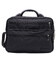 Чоловіча сумка з надійною пластиковою ручкою з поліестера FABRA 22587 Чорний картинка, зображення, фото