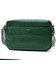 Сумка на одно отделение для стильных женщин из натуральной кожи Vintage 22603 Зеленая фото, картинка, изображение