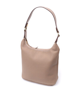 Жіноча сумка на плече з натуральної шкіри Vintage 22629 Бежева картинка, зображення, фото