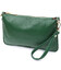 Оригинальная женская сумка-клатч с двумя ремнями из натуральной кожи Vintage 22647 Зеленая фото, картинка, изображение