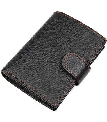 Кошелек мужской Vintage 14591 кожаный Черный фото, картинка, изображение