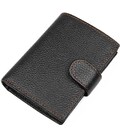 Кошелек мужской Vintage 14591 кожаный Черный фото, картинка, изображение