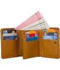 Кошелек Vintage 14597 кожаный Рыжий фото, картинка, изображение
