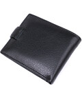 Мужской кожаный купюрник для карт купюр и монет ST Leather 18308 Черный фото, картинка, изображение