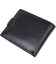 Чоловічий шкіряний купюрник для карток купюр та монет ST Leather 18308 Чорний картинка, зображення, фото