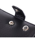 Мужской кожаный купюрник для карт купюр и монет ST Leather 18308 Черный фото, картинка, изображение