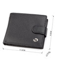 Мужской кошелек ST Leather 18311 (ST103) Черный картинка, изображение, фото