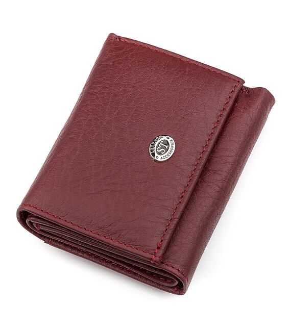Гаманець ST Leather 18324 (ST440) шкіряний Бордовий картинка, зображення, фото