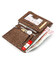 Мужской бумажник ST Leather 18348 (ST-2) сверхпрочный Коричневый фото, картинка, изображение