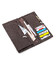 Мужской купюрник ST Leather 18368 (ST148) функциональный Коричневый фото, картинка, изображение