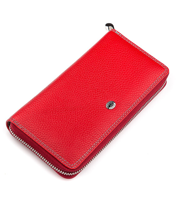 Кошелек женский ST Leather 18376 (SB71) кожаный Красный фото, картинка, изображение