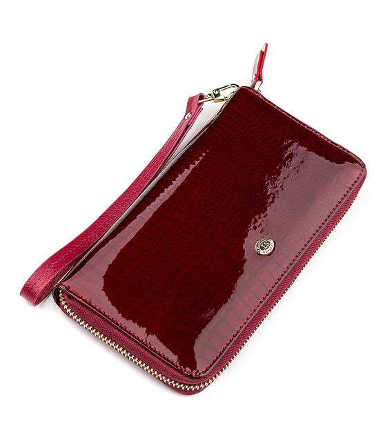 Кошелек женский ST Leather 18400 (S4001A) кожаный Бордовый фото, картинка, изображение