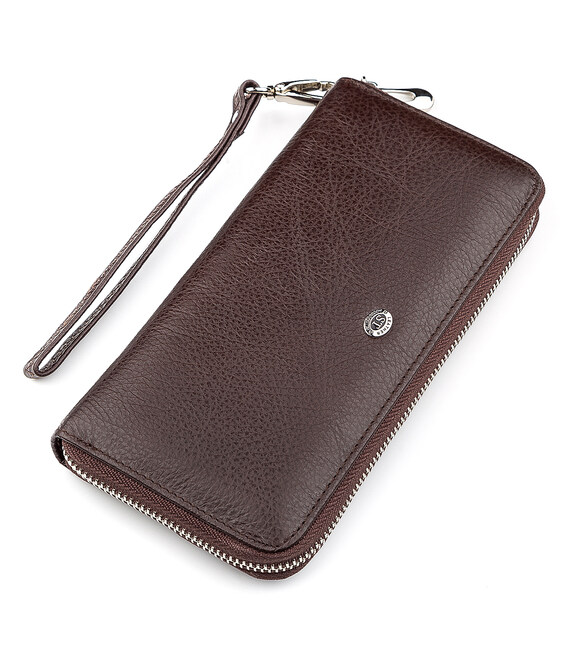 Кошелек женский ST Leather 18418 (ST45-2) кожа Коричневый фото, картинка, изображение