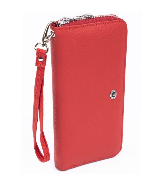 Кошелек женский ST Leather 18419 (ST45-2) очень надежный Красный фото, картинка, изображение