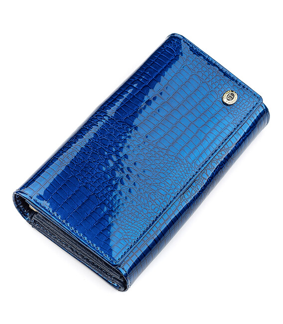 Кошелек женский ST Leather 18432 (S9001A) модный Синий фото, картинка, изображение