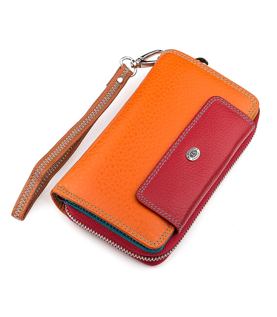 Кошелек женский ST Leather 18441 (SB55-5) вместительный Красный фото, картинка, изображение