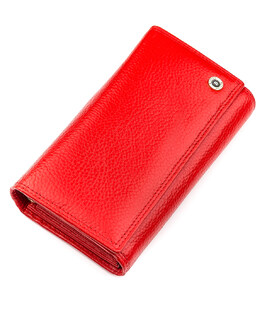 Жіночий шкіряний гаманець для карток купюр та документів Boston 18493 Червоний картинка, зображення, фото