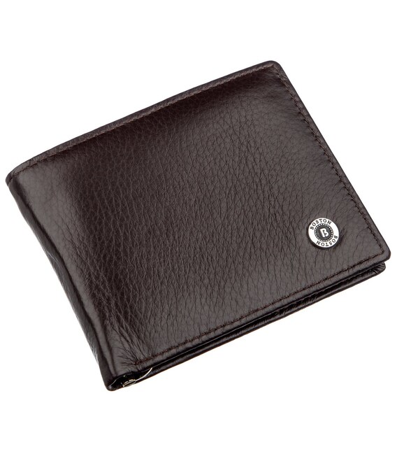 Чоловіче портмоне з Затискачом для купюр Boston 18827 Коричневий картинка, зображення, фото