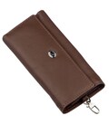 Чоловічий універсальний гаманець з ключницею ST Leather 18840 Коричневий картинка, зображення, фото