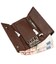 Чоловічий універсальний гаманець з ключницею ST Leather 18840 Коричневий картинка, зображення, фото