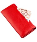 Женский вместительный кошелек ST Leather 18875 Красный картинка, изображение, фото