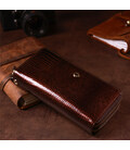 Женский лаковый клатч ST Leather 18908 Коричневый фото, картинка, изображение