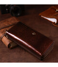 Женский лаковый клатч ST Leather 18908 Коричневый фото, картинка, изображение