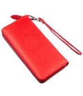 Жіночий шкіряний клатч для карток купюр та документів ST Leather 18931 Червоний картинка, зображення, фото