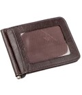 Зручний чоловічий Затискач для купюр ST Leather 18938 Коричневий картинка, зображення, фото