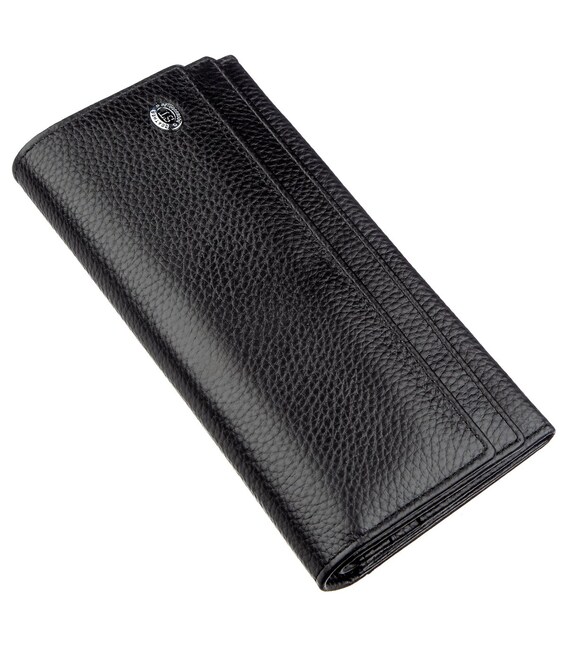 Универсальный кошелек-визитница ST Leather 18951 Черный фото, картинка, изображение