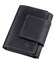 Строгое компактное портмоне унисекс на магните GRANDE PELLE 11204 Черное фото, картинка, изображение