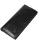 Вертикальный бумажник унисекс на магните GRANDE PELLE 11212 Черный фото, картинка, изображение