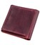 Оригинальное портмоне женское с накладной монетницей GRANDE PELLE 11225 Бордовое фото, картинка, изображение