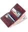 Оригинальное портмоне женское с накладной монетницей GRANDE PELLE 11225 Бордовое фото, картинка, изображение