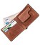 Стильное портмоне унисекс GRANDE PELLE 11236 Коричневое фото, картинка, изображение