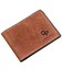 Компактный зажим для денег без застежки GRANDE PELLE 11240 Коричневый фото, картинка, изображение