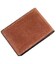 Компактный зажим для денег без застежки GRANDE PELLE 11240 Коричневый фото, картинка, изображение