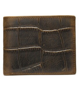 Чоловічий гаманець для карток купюр та документів Vintage 20042 Коричневий картинка, зображення, фото